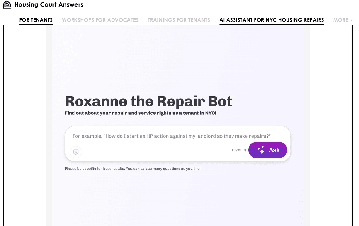 Roxanne the Repair Bot
