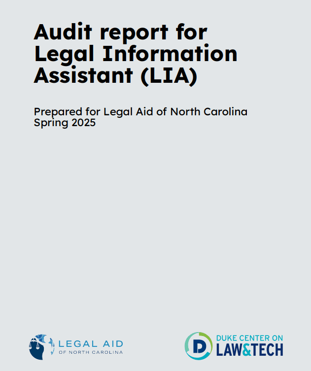 LIA chatbot evaluation by Duke Law